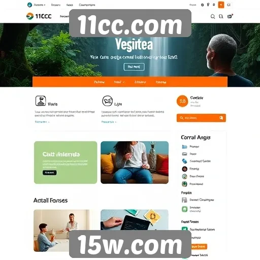 Navegação e usabilidade do site 11cc.com